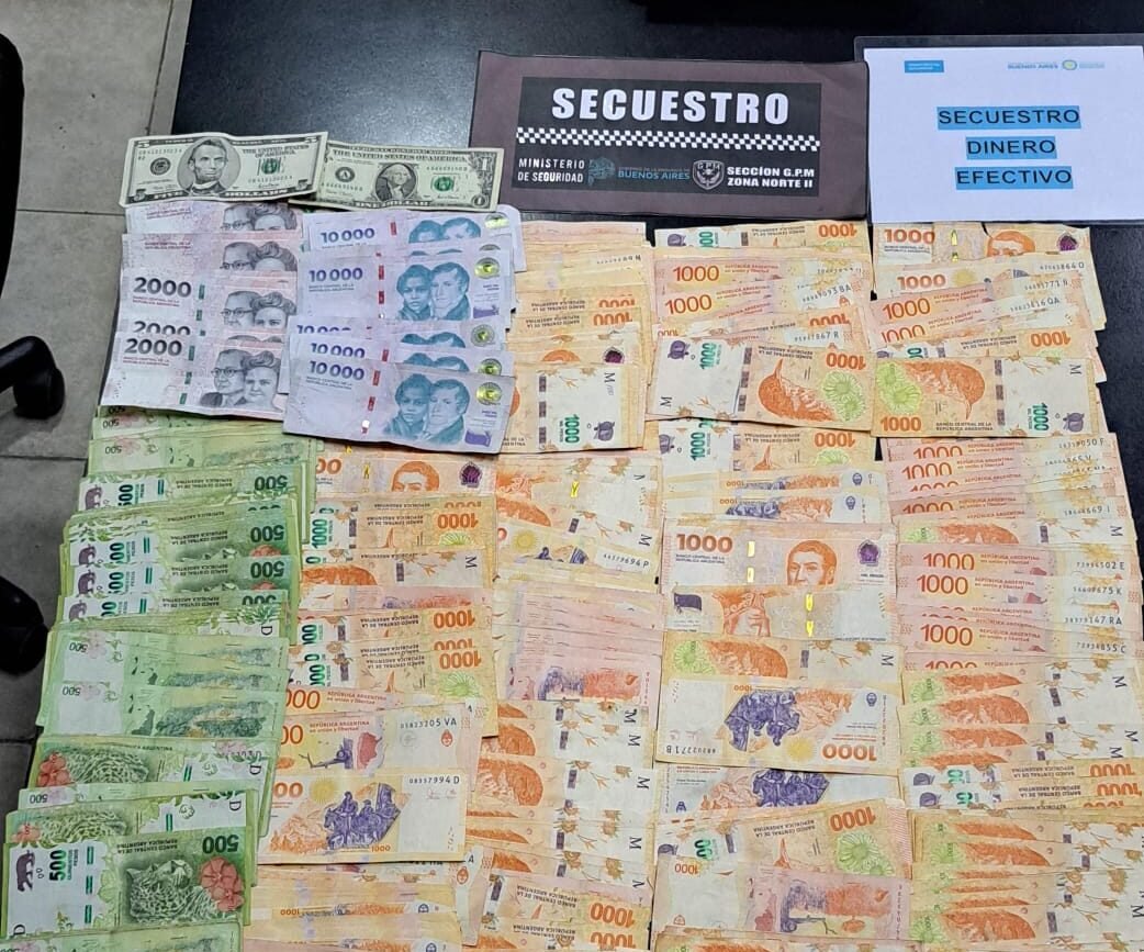 Dos detenidos y más de 300 gramos de cocaína secuestrada luego de una intensa persecución