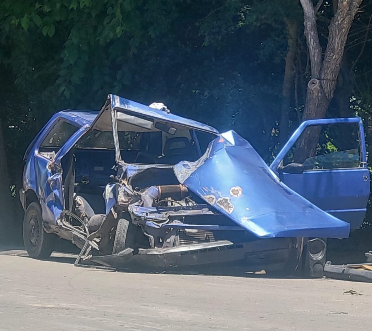 Video: así fue el choque en la entrada de un barrio cerrado