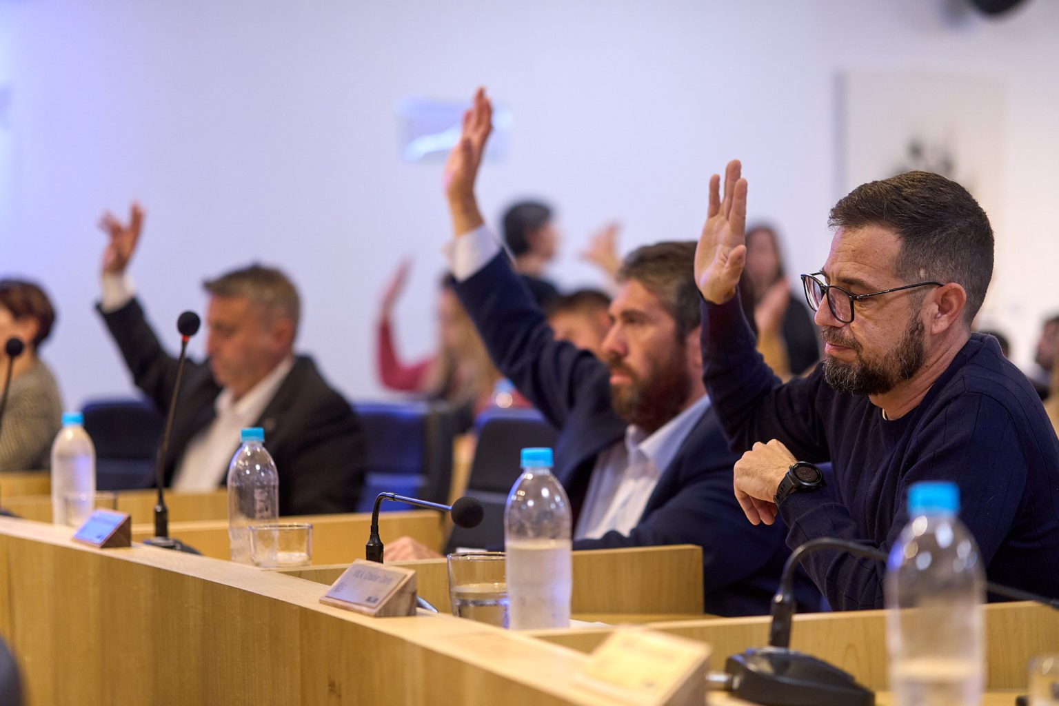 Los trabajadores municipales fueron reconocidos por su labor durante la emergencia climática